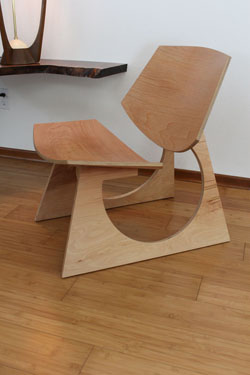 Birch Ply Lounge Chair